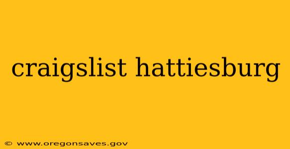 craigslist hattiesburg