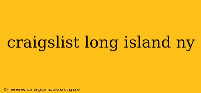 craigslist long island ny