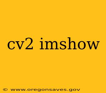 cv2 imshow