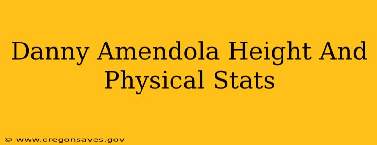 Danny Amendola Height And Physical Stats