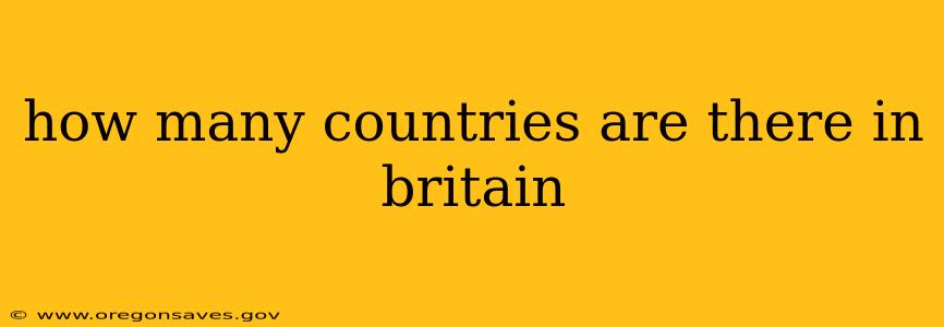 how many countries are there in britain