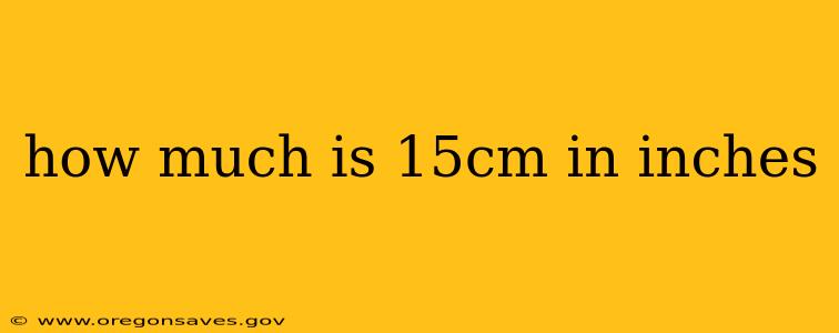 how much is 15cm in inches
