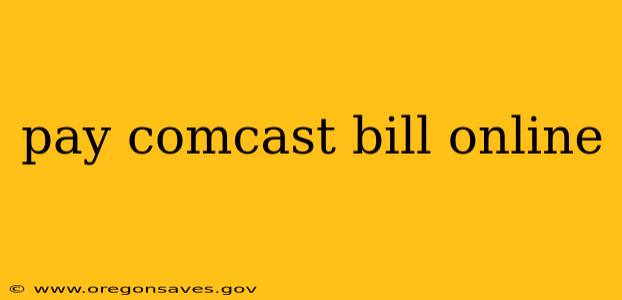 pay comcast bill online