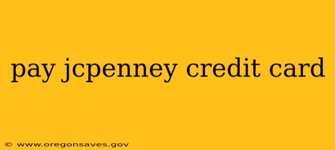 pay jcpenney credit card