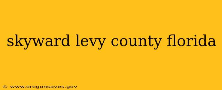 skyward levy county florida