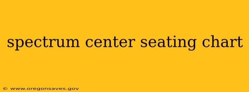 spectrum center seating chart