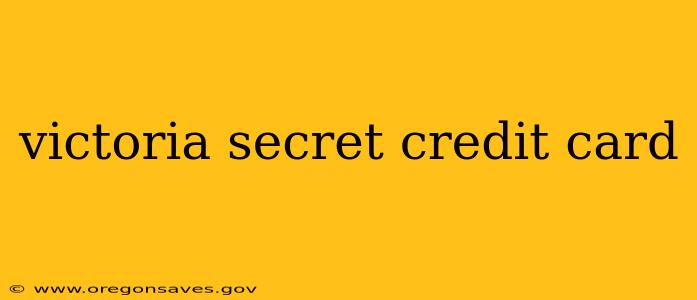 victoria secret credit card