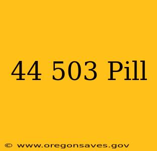 44 503 Pill