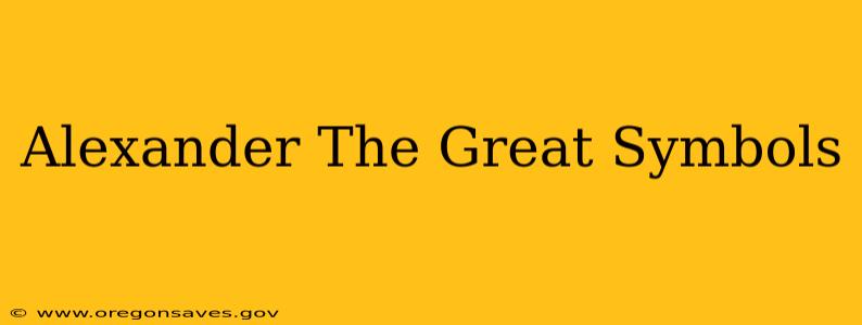 Alexander The Great Symbols