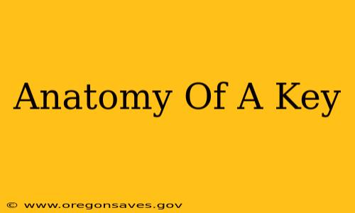 Anatomy Of A Key