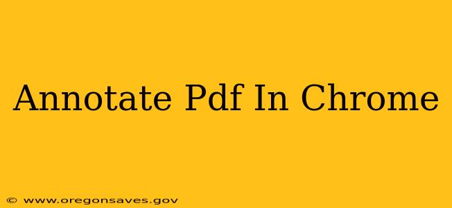 Annotate Pdf In Chrome