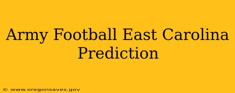 Army Football East Carolina Prediction