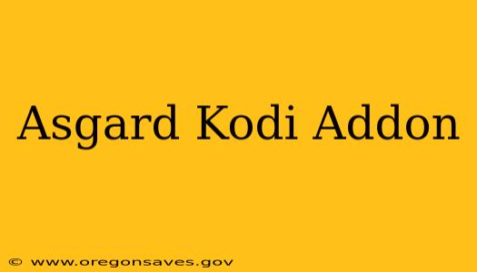 Asgard Kodi Addon