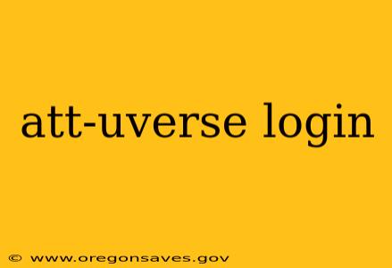 att-uverse login