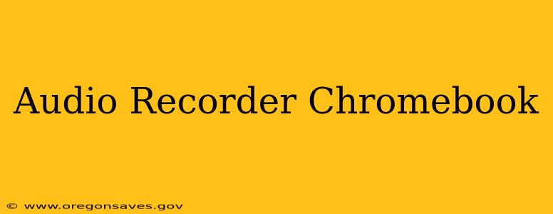 Audio Recorder Chromebook