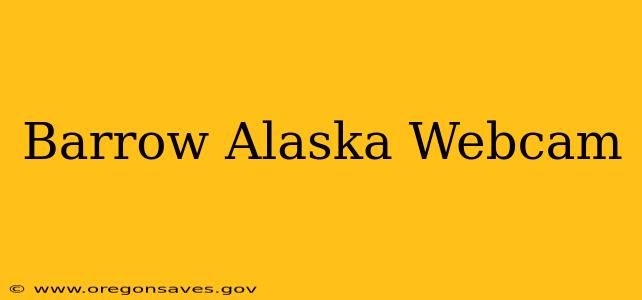Barrow Alaska Webcam