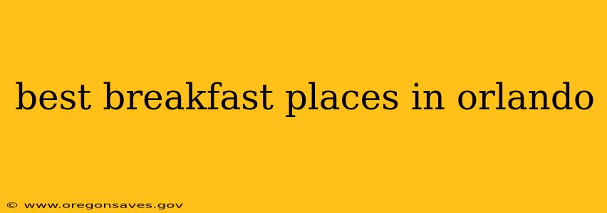 best breakfast places in orlando