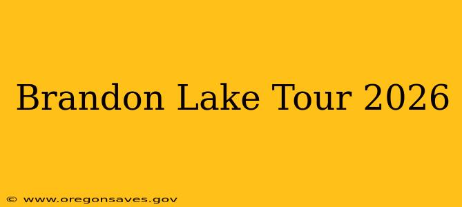 Brandon Lake Tour 2026