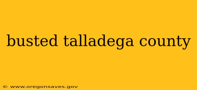 busted talladega county