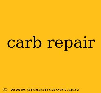 carb repair