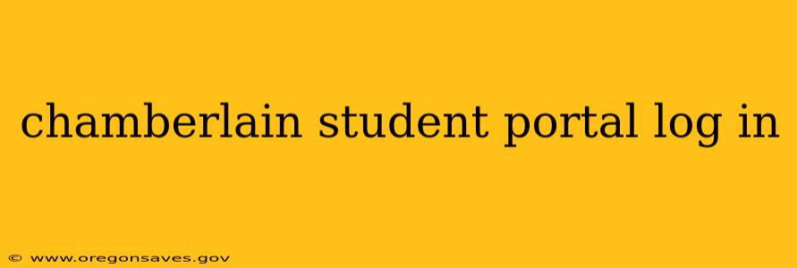 chamberlain student portal log in