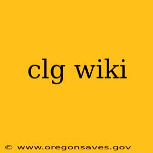 clg wiki