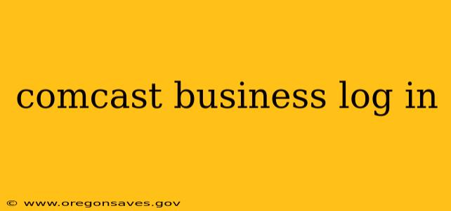 comcast business log in