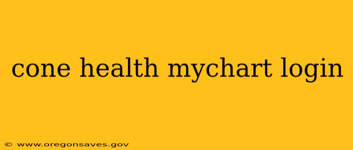 cone health mychart login