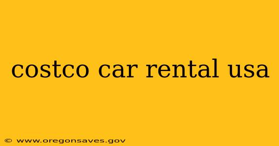 costco car rental usa