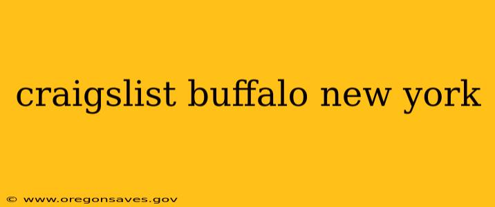 craigslist buffalo new york