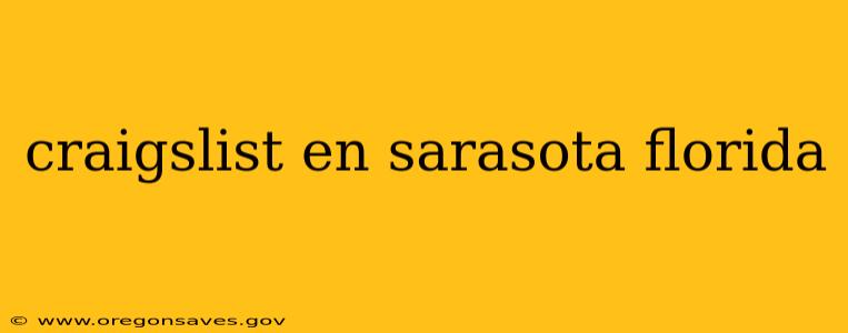 craigslist en sarasota florida