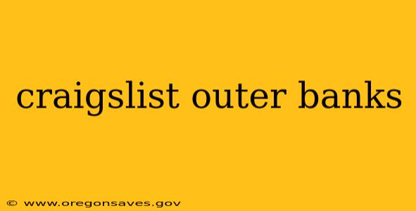 craigslist outer banks