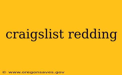 craigslist redding