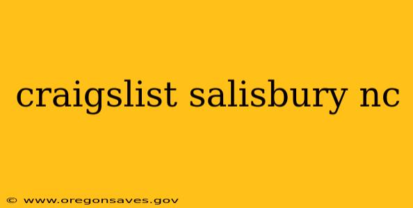 craigslist salisbury nc
