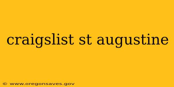 craigslist st augustine
