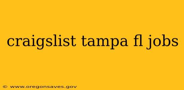 craigslist tampa fl jobs