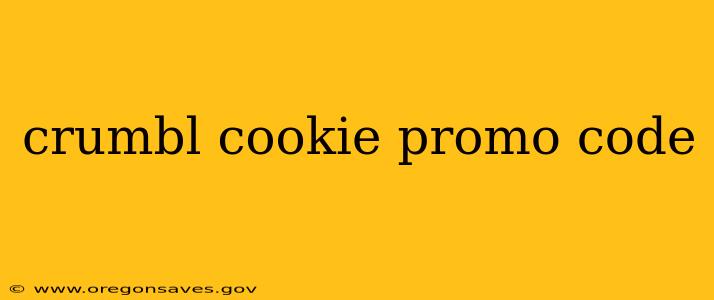crumbl cookie promo code