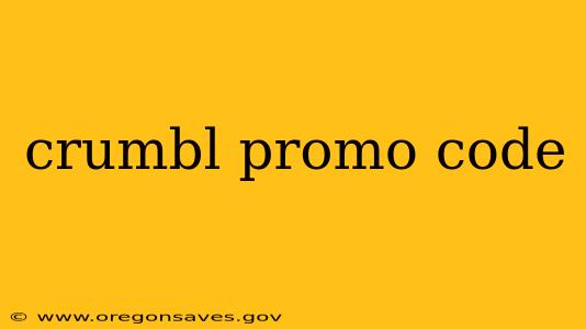 crumbl promo code