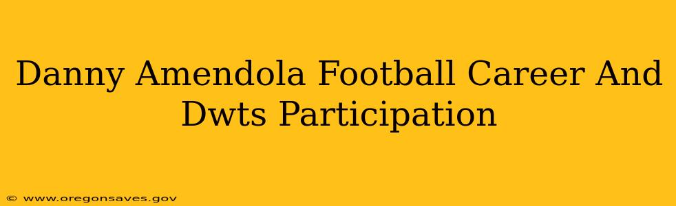 Danny Amendola Football Career And Dwts Participation