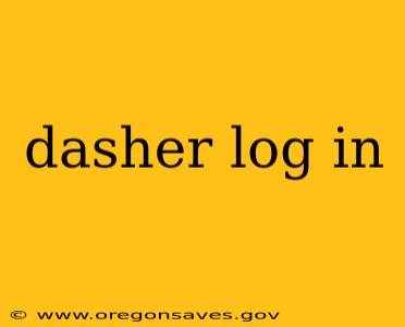 dasher log in