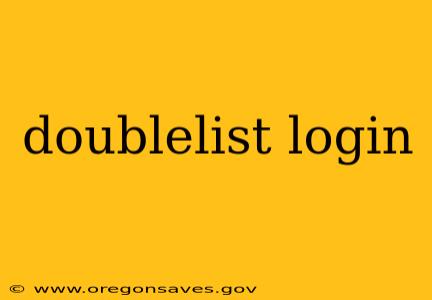 doublelist login