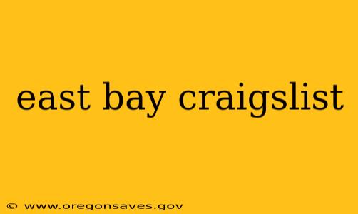 east bay craigslist