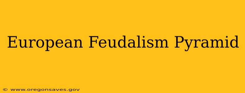 European Feudalism Pyramid