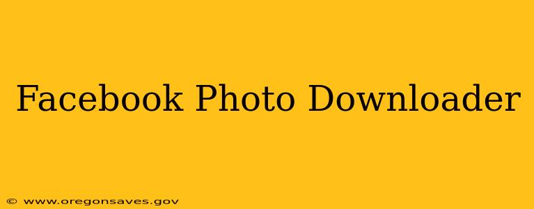 Facebook Photo Downloader