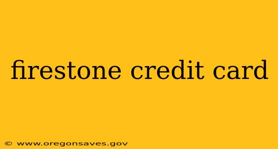 firestone credit card