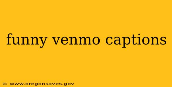 funny venmo captions