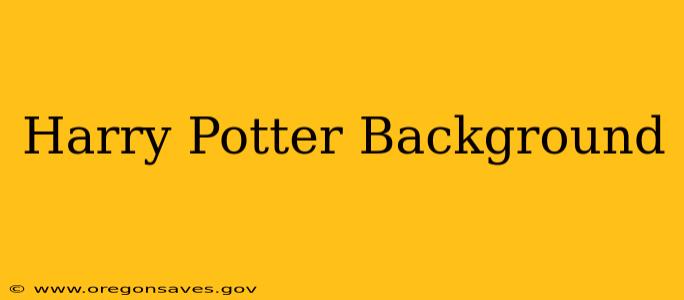 Harry Potter Background