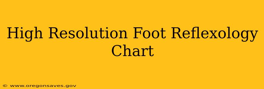 High Resolution Foot Reflexology Chart