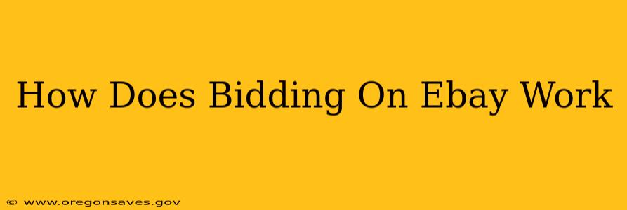 How Does Bidding On Ebay Work