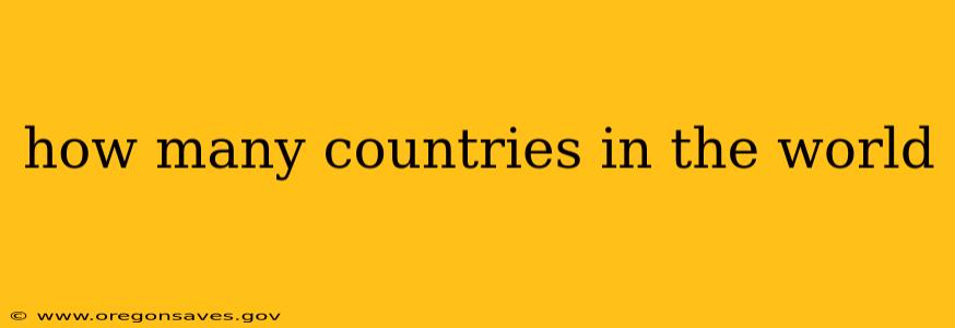 how many countries in the world
